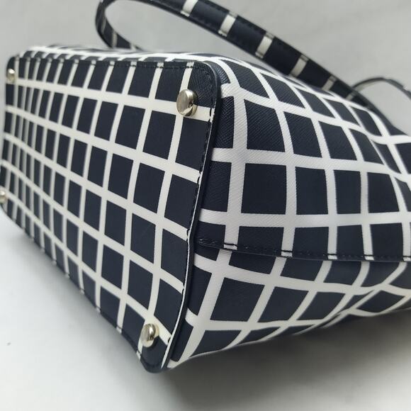 Kate Spade Dally Laurel Way Black White Double Handle Zipper Tote Bag - Picture 16 of 16